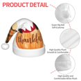 thumbnail image 4 of Haiem Autumn Gnomes-1 Pattern Santa Hat Confortable Velvet Christmas Hat for Christmas Party Favors Fit for Adults and Kids, 4 of 6