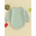 thumbnail image 3 of ZAXARRA Chandails en Molleton d'Automne pour Bébés Filles Garçons Combinaisons Motif Citrouille Vache Col Rond Manches Longues Bodys d'Automne pour Nourrissons, 3 of 7