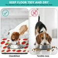 thumbnail image 4 of Pet Feeding Mat with Sweet Red Strawberry Print, Durable Waterproof Dog Food Mat, Non-Slip, Absorbent, Quick Dry, Washable Mat for Pet Feeding Area and Kitchen, 4 of 7