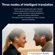 thumbnail image 4 of Auriculares De Traducción, 137 Idiomas, IPX6 Resistente Al Agua, 3 Modos, Micrófono HD Dual, BT 5.3, ANC, Control Táctil, Para /iOS, 4 of 7