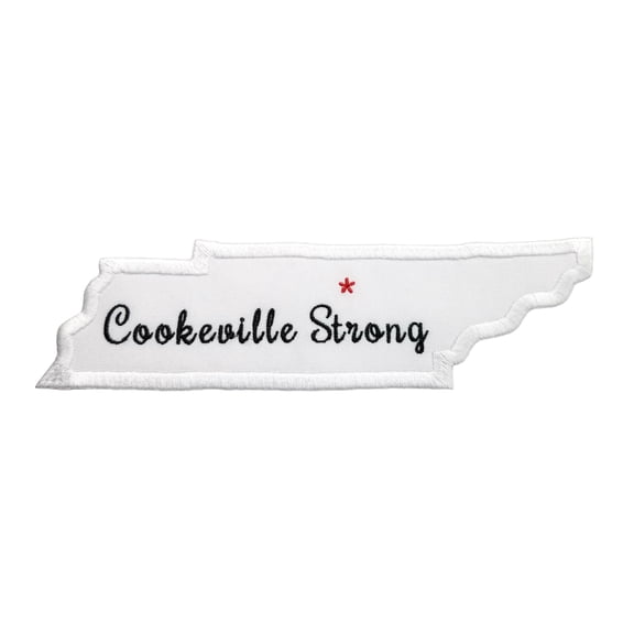 Cookeville Strong Nashville Strong Tennessee Strong Embroidered\Applique Iron On Patch