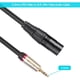thumbnail image 3 of Estéreo 3 5 Mm A XLR Cable Audio 3 Pines Cable Adaptador Cable Audio 0 3 M, 3 of 8
