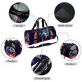 thumbnail image 2 of Independence Day Basketball Bag, Soccer Bag, Duffle Bag, Travel Bag - 17.7 Inch Sports Bag with Interior Zipper Pocket and Large Capacity, 2 of 6