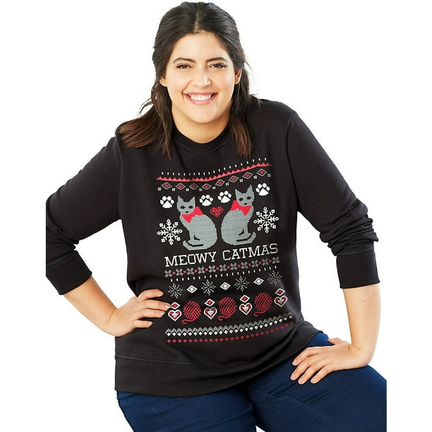 ugly christmas sweatshirt plus size