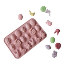 Luoshungang Easter Bunny DIY Chocolate Cake Baking Tool Silicone How to Cake It Stoneware Baking Pan 9x13 Meatball Manual Mini Silicone Cake Small Silicone Letter Tinfoil Baking Pans 9x13 Cactus Candy