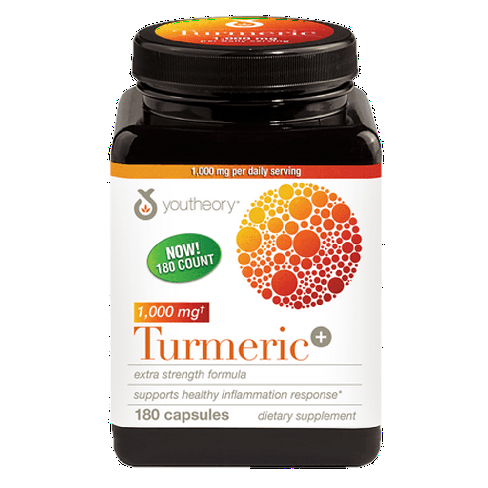 Youtheory Turmeric 1,000 mg 180 Capsules