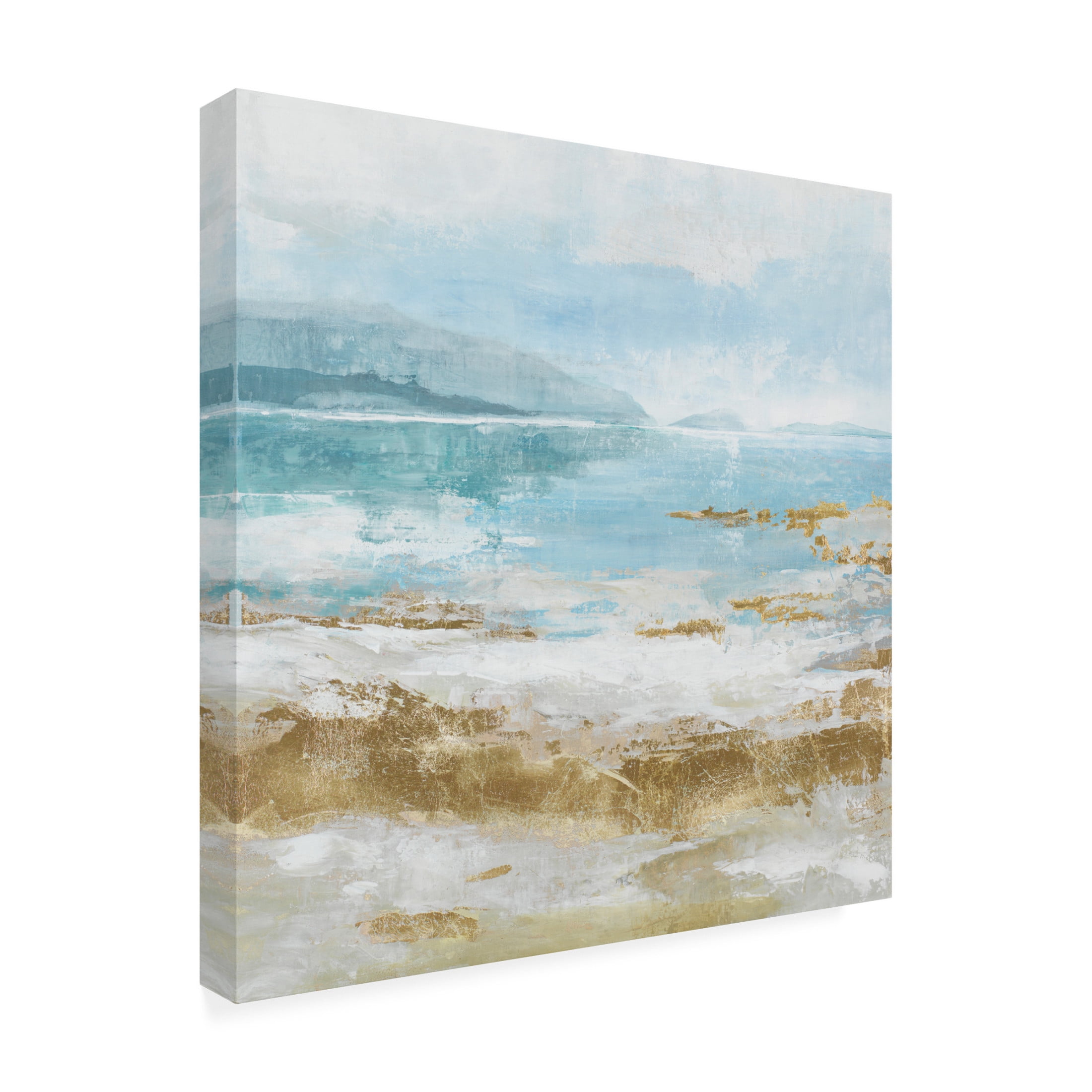 Canvas Wall Art - Max Maxx 'Crashing Waves' Wall Art for Living Room, Bedroom, or Office Décor by Trademark Fine Art - 14 x 14 Inches