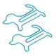 thumbnail image 4 of Clips de papel lindos clips de papel pequeños en forma de perro Exquisito portátil confiable para la escuela ANGGREK  Otros, 4 of 8