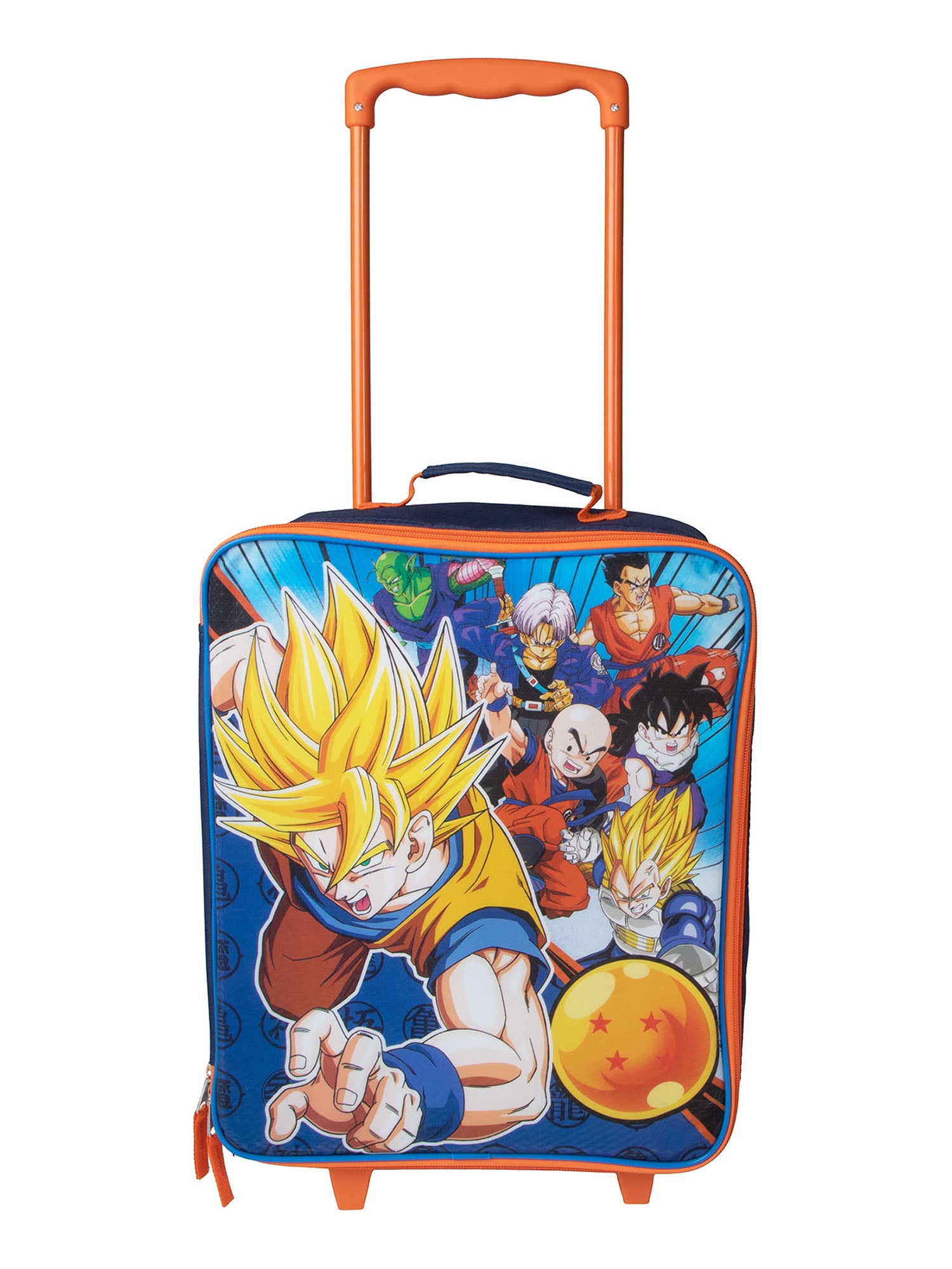 Dragon Ball Z Kids Goku Abs Shell Collapsible Wheeled Luggage For