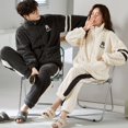 thumbnail image 4 of Pyjama pour Femmes pour l'Hiver Ensemble de Nuit 2 Pcs Pyjama de Nuit pour Femmes Confortable Maison Pyjama d'Hiver Hommes, 4 of 7