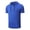 #03Blue, variant on Men's Hoodie T-Shirt Summer Breathable Short Sleeve Hooded Top with Kangaroo Pocket Gray XL