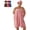 Pink, variant on Luxury Plus-Size Towel Wraps Set with Secure Hook and Loop Closure for Women, Plush Bath & Shower Body Wrap
