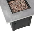 thumbnail image 3 of Endless Summer 28-Inch "The Wakefield " Square Propane Gas  Outdoor Fire Pit - Grey & Black, 3 of 10
