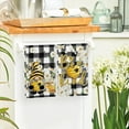 thumbnail image 4 of Buffalo Plaid Gnome Bee Summer Kitchen Towels Dish Towels, 18x26 Inch Seasonal Summer Decoration Hand Towels Set of 2, 4 of 6