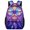 style, variant on Dolphins with Rainbow Ocean Scene Backpack for Business Daypack College Canvas Bags Durable