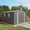 Gray + Metal1, variant on 10x12FT Outdoor Storage Shed Large Metal Garden Shed with Double Door Two Window Waterproof Tool Shed for Backyard Patio Lawn Poolside ,Grey