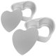 thumbnail image 4 of WORGEOUS 2 uds molde para pasteles multifunción molde para pasteles molde para hornear de Metal forma de corazón lata para hornear pasteles, 4 of 8