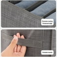 thumbnail image 6 of 2Pcs Wardrobe Clothes Organizer, Clothes Drawer Organizer, Clothing Organizer, Drawer Dividers for Clothes, Mesh Separation Box for Thin Jeans, Trousers, T-shirts, Skirts (7 Grids, Gray), 6 of 9