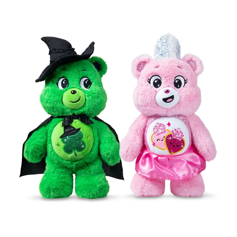 Care Bears x Wicked 2-Pack - Love-a-Lot Bear as Glinda & Good Luck Bear as Elphaba