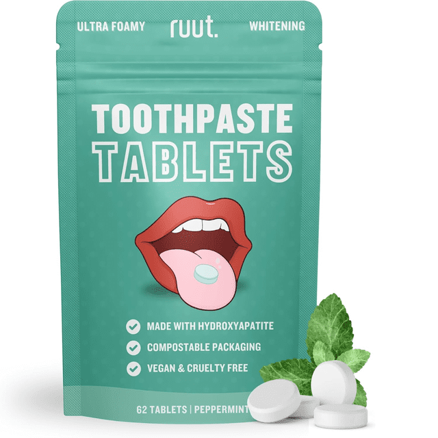 Refurbished Ruut Goods Toothpaste Tablets Peppermint
