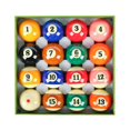 thumbnail image 1 of ASKA Premium 2.25" Billiard Ball Set - 16 Regulation Size Pool Balls with 6-Dot Training Cue Ball, 1 of 4