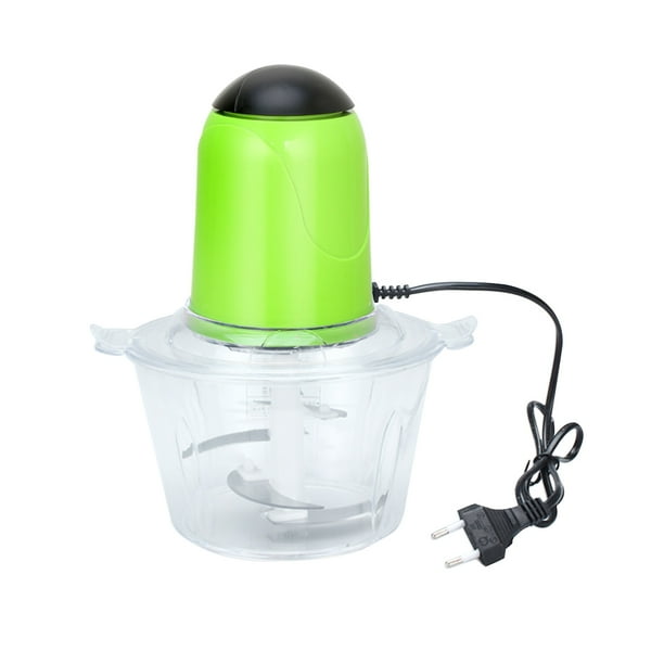Picadora de carne automática 2L Picadora de alimentos eléctrica de acero inoxidable Herramienta de cocina doméstica, Verde kenally HA000478-03B