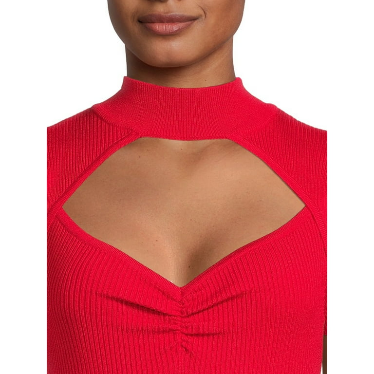 Cut out sweater dress hotsell