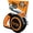 Original Orange, variant on General Retractable Dog Leash 2.0 | 16' Heavy Duty Reflective Nylon Tape Lead for Pets up to 0-50 lbs. Tangle Free Design W/One Touch Quick-Lock Braking System & Anti-Slip Handle (Green/Lite)