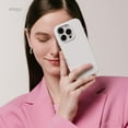 thumbnail image 4 of KOMI Compatible with iPhone 16 Pro Max Case, Premium Liquid Silicone Case, Full Body Protective Cover, Shockproof, Slim Phone Case, Anti-Scratch Soft Microfiber Lining, 6.9 inch White, 4 of 5