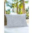 thumbnail image 6 of Outdoor Pillows Waterproof, Blue Geometric Bedding Throw Pillows with Insert for Couch Sofa Bed, Aesthetics Luxury Abstract Art 12x20 Inch Pillowcases Decorative Camping Patio Pillow Set of 1, 6 of 8