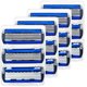 thumbnail image 1 of Práctico Repuesto Maquina Afeitar SmoothBlade6D 4Paqs 4x3Cartuchos 6Hojas Flexible Lubricante Azul/Negro Acero Inoxidabl, 1 of 2
