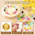 thumbnail image 3 of Uxcell 12mm Acrylic Cube Faceted Beads, 100 Pcs Square Diamond Beads for Jewelry Making, Gold, 3 of 6