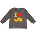 thumbnail image 3 of Inktastic I Heart Mac and Cheese Boys or Girls Long Sleeve Toddler T-Shirt, 3 of 5