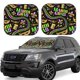 thumbnail image 1 of Fotbe Mardi Gras3 Juego de 2 Piezas de Parasoles para Parabrisas | Bloqueador Solar para Auto | Accesorios Plegables para Protección Solar Interior-Large, 1 of 6