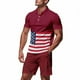 thumbnail image 1 of Eres Más Que una Camisa de Puntuación de Prueba Color Bloqueado Turndown Collar de Bolsillo Y Elástico de la Cintura Shorts Set, Vestido de Verano Casual de Poliéster, 1 of 9