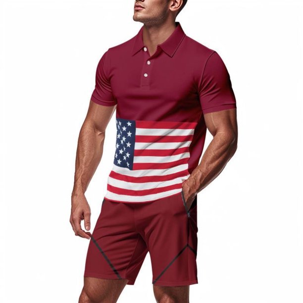 Eres Más Que una Camisa de Puntuación de Prueba Color Bloqueado Turndown Collar de Bolsillo Y Elástico de la Cintura Shorts Set, Vestido de Verano Casual de Poliéster