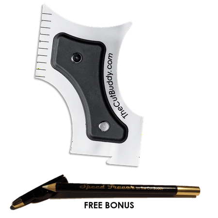 The Cut Buddy Beard Grooming Template & Haircut/Mustache Trimmer Guide (Free Speed Tracer
