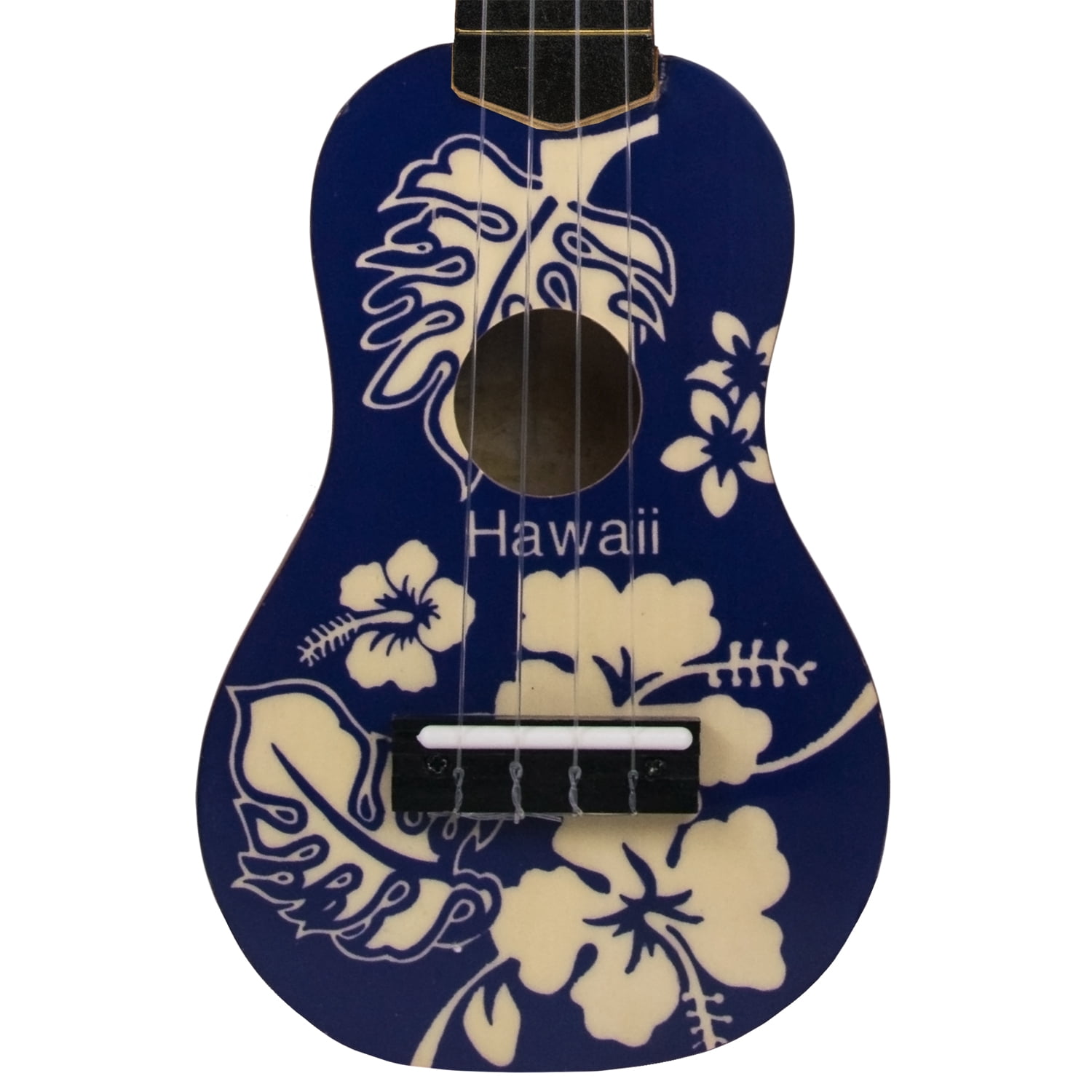 Sawtooth Rise Hawaii Beginners Ukulele with Case, Clip on Tuner, Chord Guide, Picks, and Free Music Lessons, Blue