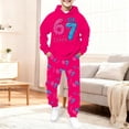 thumbnail image 4 of Kiijoy Girls' Hoodie and Jogger Pants Set Hooded Sweatshirt Sweatpants Tracksuit, Sizes 12-13, 4 of 6