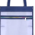 thumbnail image 3 of Carpeta de Malla Tote Soledad Nylon con Bolsillo con Cremallera Estuche Plegable Multifuncional Azul, 3 of 8