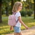 thumbnail image 5 of Mini Compact Backpack, Corduroy Fabric, Backpack Straps, Adjustable Straps, Gray Tone, Front Zipper Pocket, 12X8 In, Everyday Outings, 1 Pc, 5 of 5