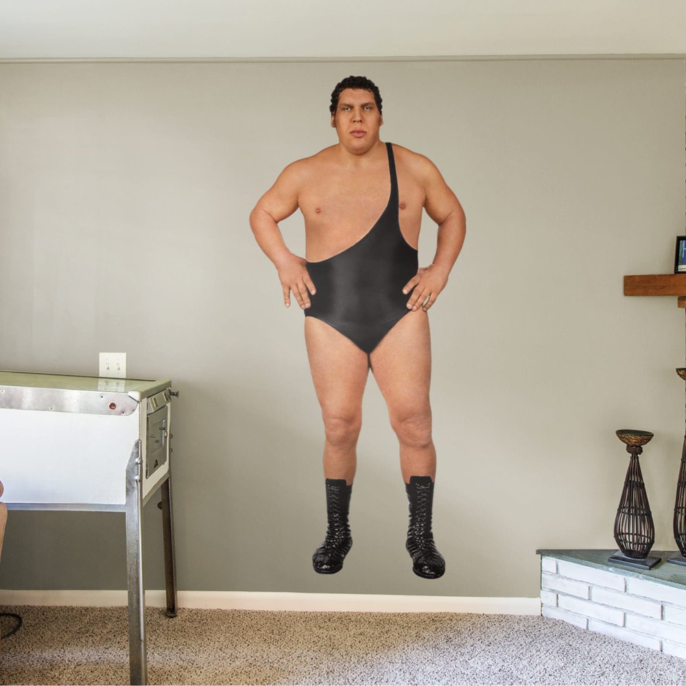 Fathead Andre The Giant LifeSize Officially Licensed WWE Removable Wall Decal