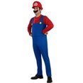 thumbnail image 1 of Cosplay Adultos Y Niños Super Mario Bros Traje De Baile Fiesta De Halloween MARI0 Y LUGI Disfraces Para Regalospangjing, 1 of 4