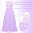 thumbnail image 6 of MSemis Kids Girls Long Dresses Flower Lace Pageant Party Wedding Bridesmaid Formal Dance Evening Gowns, 6 of 6