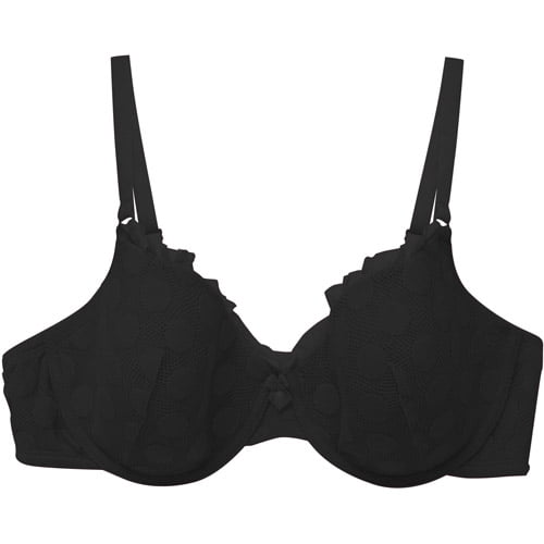 Fruit of the Loom - Fresh Full Figure Dot Mesh Push-Up Bra, Style FT187