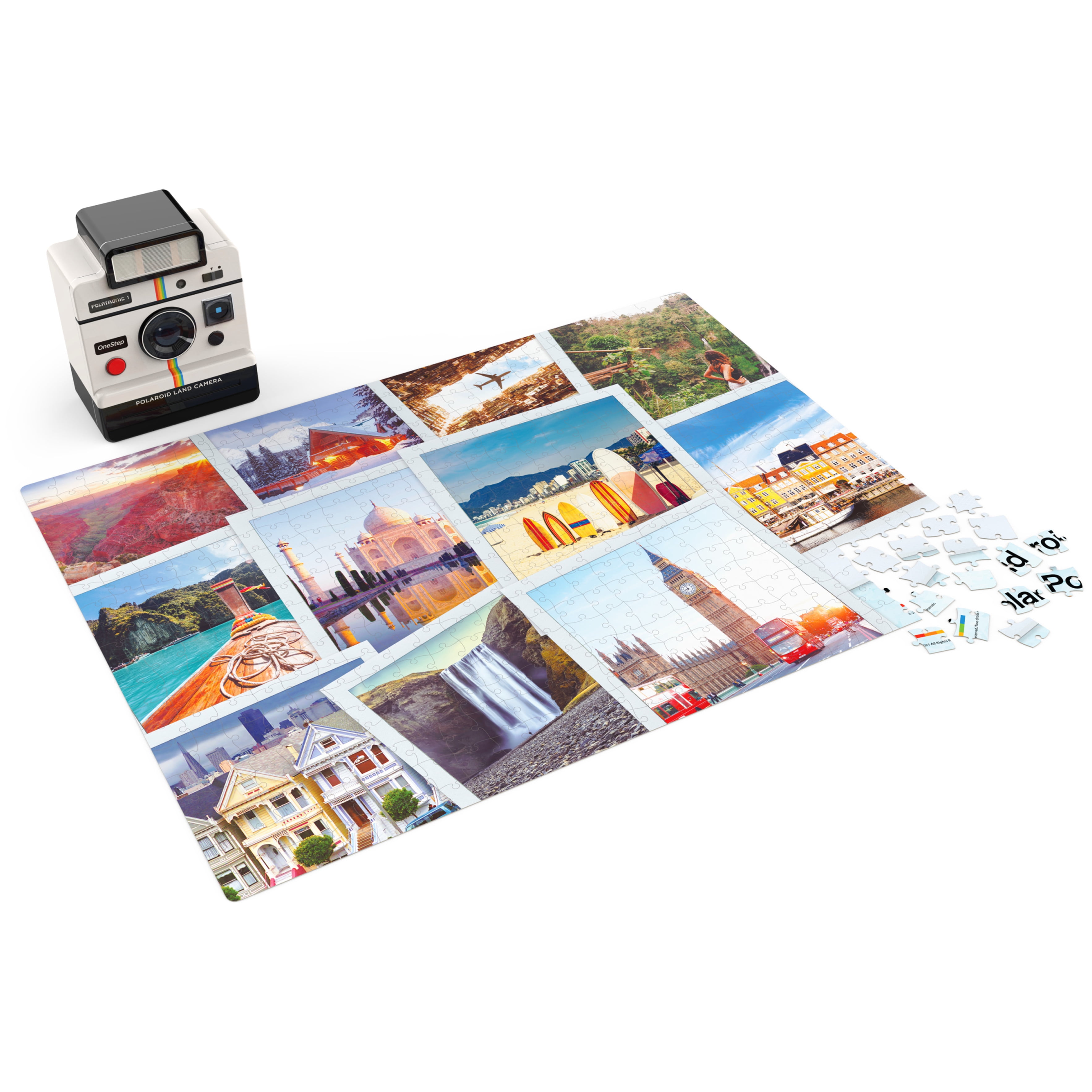 Polaroid, 500-Piece Puzzle Tin Camera Container, for Ages 12 and up