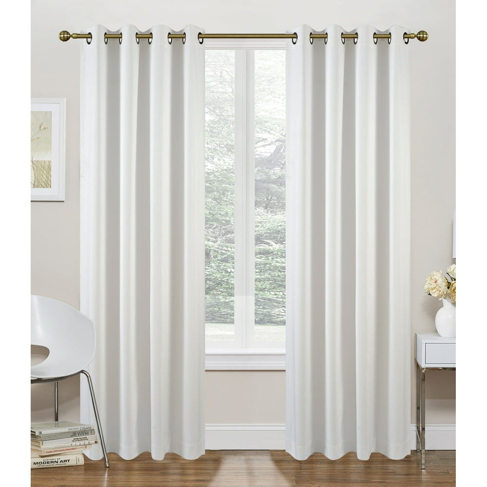 2 Pack, Regal Home Collections Morrow Foamback Textured Solid Grommet