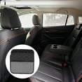thumbnail image 3 of Unique Bargains Car Trash Can Hanging Front Rear Seats Faux Leather Trash Bin Silver Tone 1pcs, 3 of 6