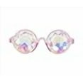 thumbnail image 2 of Lunettes de Cosplay Kaléidoscope Premium Meilleures Lentilles de Diffraction Rave Cristal Rose, 2 of 4