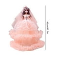 thumbnail image 3 of ChicYu 45cm Princess Doll with Big Wedding Dress Included Realistic Fashion Doll for Girls' Pretend Play Storytelling(No Gift Box), 3 of 6